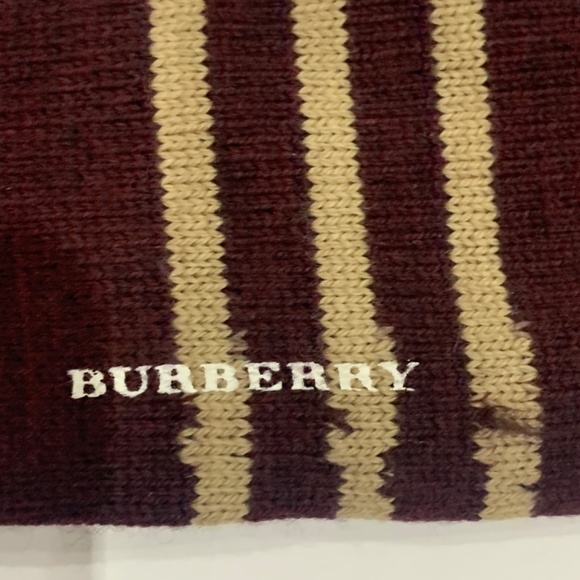 NWT Sz. L Burberry Men’s Monogrammed Wool Socks - Picture 6 of 8